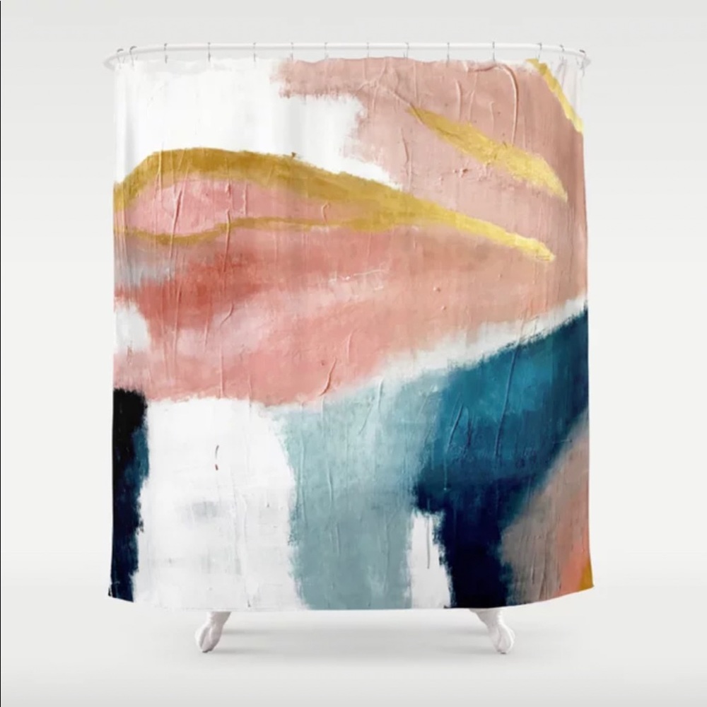 Society 6 Shower Curtain: Exhale